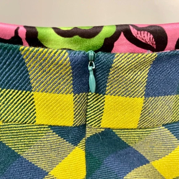 SALE! DEMA (San Francisco) 100% Wool, A-Line Mini Skirt, Lined, Pockets~Sz L - Picture 7 of 9